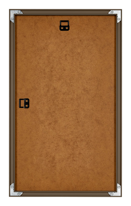 New York Aluminium Photo Frame 30x50cm Walnut Structure Back | Yourdecoration.com