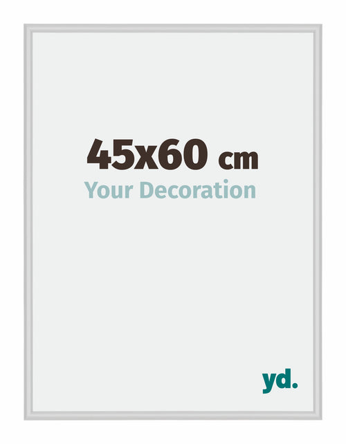 New York Aluminium Photo Frame 45x60cm Silver Matt Front Size | Yourdecoration.com