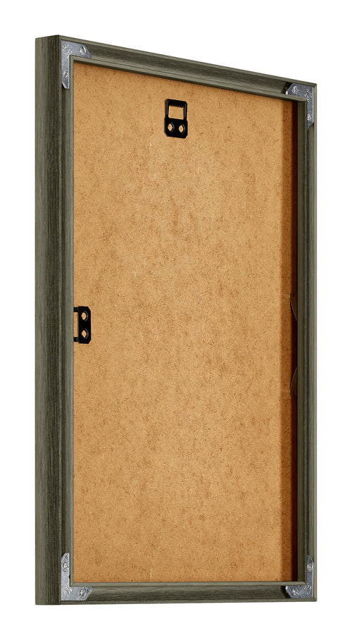 New York Aluminium Photo Frame 48x64cm Mercury Structure Back Oblique | Yourdecoration.com