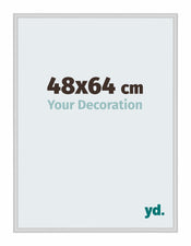 New York Aluminium Photo Frame 48x64cm Silver Matte Front Size | Yourdecoration.com