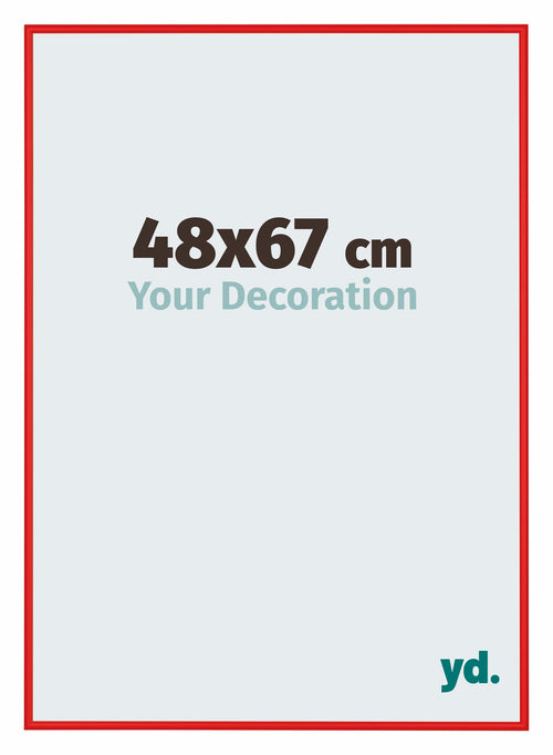New York Aluminium Photo Frame 48x67cm Red Ferarri Front Size | Yourdecoration.com