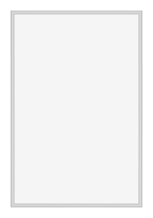 New York Aluminium Photo Frame 50x75cm Silver Matte Front | Yourdecoration.com