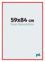 New York Aluminium Photo Frame 59x84cm Red Ferarri Front Size | Yourdecoration.com
