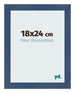 Photo Frame 18x24cm Dark Blue Swept MDF Pisa Front Size | Yourdecoration.com