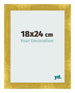 Photo Frame 18x24cm Gold Vintage MDF Pisa Front Size | Yourdecoration.com