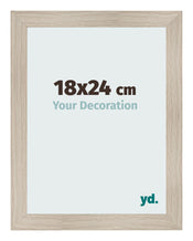 Photo Frame 18x24cm Oak Rustic MDF Pisa Front Size | Yourdecoration.com