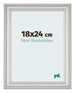 Photo Frame 18x24cm Silver Matte MDF Lazio Front Size | Yourdecoration.com