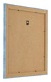 Photo Frame 20x20cm Clear Blue Swept MDF Pisa Back Oblique | Yourdecoration.com