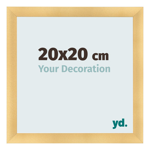 Photo Frame 20x20cm Gold Vintage MDF Pisa Front Size | Yourdecoration.com