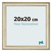 Photo Frame 20x20cm Metallic Gloss MDF Lazio Front Size | Yourdecoration.com