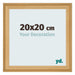Photo Frame 20x20cm Pine Woodgrain MDF Lazio Front Size | Yourdecoration.com