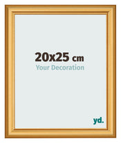 Photo Frame 20x25cm Gold Matte MDF Lazio Front Size | Yourdecoration.com