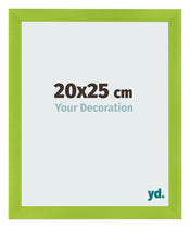Photo Frame 20x25cm Green MDF Pisa Front Size | Yourdecoration.com