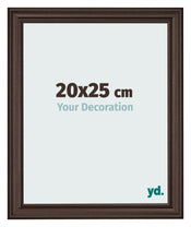 Photo Frame 20x25cm Oak Dark MDF Lazio Front Size | Yourdecoration.com