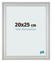 Photo Frame 20x25cm Silver Matte MDF Lazio Front Size | Yourdecoration.com