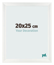 Photo Frame 20x25cm White Vintage MDF Pisa Front Size | Yourdecoration.com