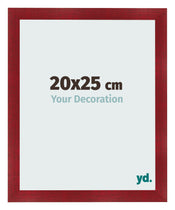 Photo Frame 20x25cm Wine Red Swept MDF Pisa Front Size | Yourdecoration.com