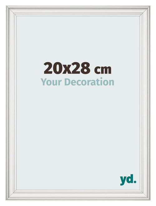 Photo Frame 20x28cm White Swept MDF Lazio Front Size | Yourdecoration.com