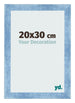 Photo Frame 20x30cm Clear Blue Swept MDF Pisa Front Size | Yourdecoration.com