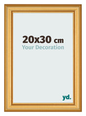 Photo Frame 20x30cm Gold Matte MDF Lazio Front Size | Yourdecoration.com