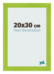 Photo Frame 20x30cm Green MDF Pisa Front Size | Yourdecoration.com