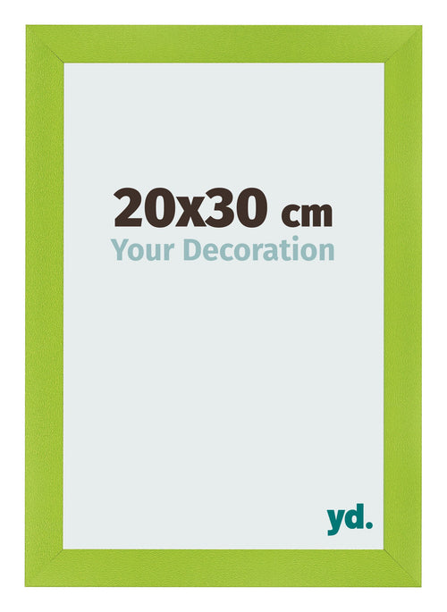 Photo Frame 20x30cm Green MDF Pisa Front Size | Yourdecoration.com