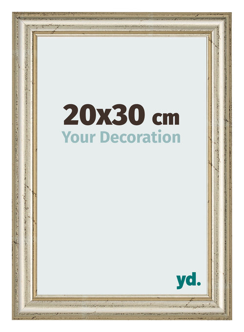 Photo Frame 20x30cm Metallic Gloss MDF Lazio Front Size | Yourdecoration.com
