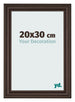 Photo Frame 20x30cm Oak Dark MDF Lazio Front Size | Yourdecoration.com