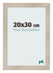Photo Frame 20x30cm Oak Rustic MDF Pisa Front Size | Yourdecoration.com