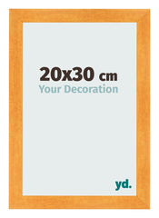 Photo Frame 20x30cm Orange MDF Pisa Front Size | Yourdecoration.com