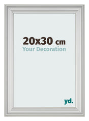 Photo Frame 20x30cm Silver Matte MDF Lazio Front Size | Yourdecoration.com