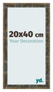 Photo Frame 20x40cm Blue Gold Melange MDF Pisa Front Size | Yourdecoration.com