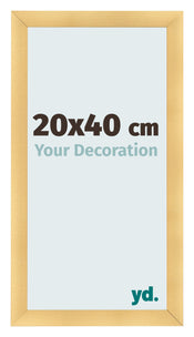 Photo Frame 20x40cm Gold Vintage MDF Pisa Front Size | Yourdecoration.com