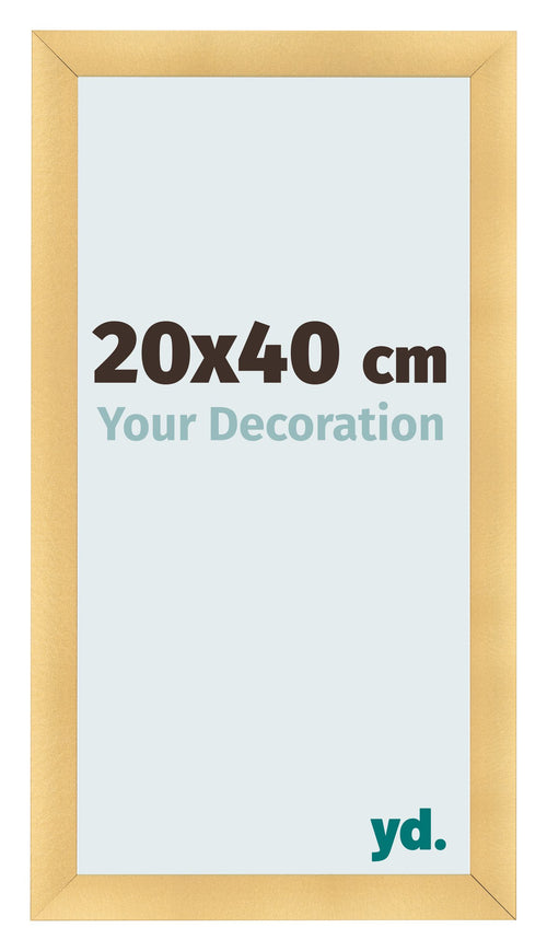 Photo Frame 20x40cm Gold Vintage MDF Pisa Front Size | Yourdecoration.com