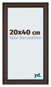 Photo Frame 20x40cm Oak Dark MDF Lazio Front Size | Yourdecoration.com