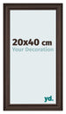Photo Frame 20x40cm Oak Dark MDF Lazio Front Size | Yourdecoration.com