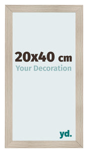 Photo Frame 20x40cm Oak Rustic MDF Pisa Front Size | Yourdecoration.com
