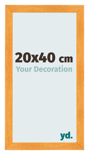 Photo Frame 20x40cm Orange MDF Pisa Front Size | Yourdecoration.com