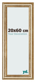 Photo Frame 20x60cm Gold Antique MDF Lazio Front Size | Yourdecoration.com
