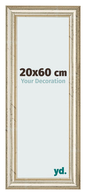 Photo Frame 20x60cm Metallic Gloss MDF Lazio Front Size | Yourdecoration.com