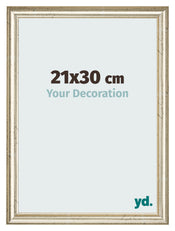 Photo Frame 21x30cm Metallic Gloss MDF Lazio Front Size | Yourdecoration.com