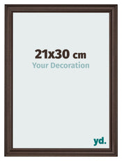 Photo Frame 21x30cm Oak Dark MDF Lazio Front Size | Yourdecoration.com