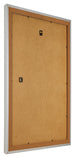 Photo Frame 21x30cm Silver Matte MDF Lazio Back Oblique | Yourdecoration.com