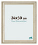 Photo Frame 24x30cm Metallic Gloss MDF Lazio Front Size | Yourdecoration.com