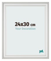 Photo Frame 24x30cm White Swept MDF Lazio Front Size | Yourdecoration.com