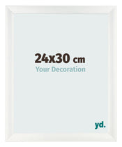 Photo Frame 24x30cm White Vintage MDF Pisa Front Size | Yourdecoration.com