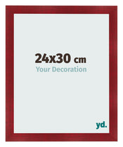 Photo Frame 24x30cm Wine Red Swept MDF Pisa Front Size | Yourdecoration.com