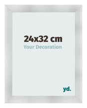 Photo Frame 24x32cm Aluminum Brushed MDF Pisa Front Size | Yourdecoration.com