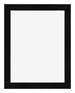 Photo Frame 24x32cm Black Silver Polished MDF Pisa Front | Yourdecoration.com