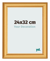 Photo Frame 24x32cm Gold Matte MDF Lazio Front Size | Yourdecoration.com